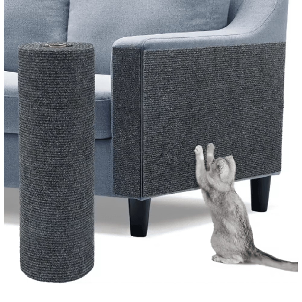 SelfAdhesive Cat Scratch Board Trimmable Wall Sofa Furniture Protector 0