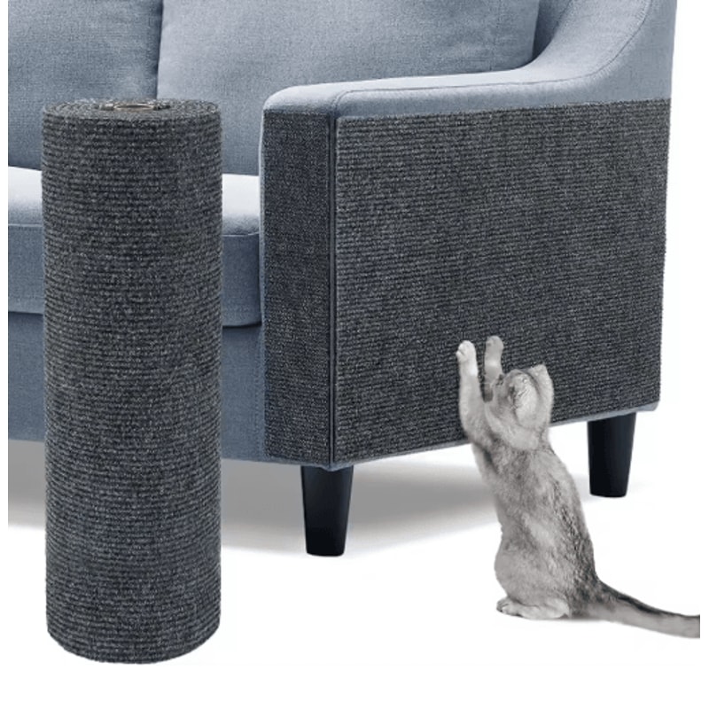 SelfAdhesive Cat Scratch Board Trimmable Wall Sofa Furniture Protector 0