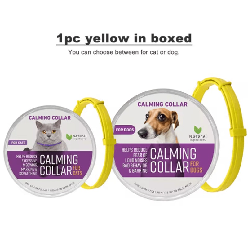 Adjustable Pheromone Calming Collar For Cats Dogs LongLasting Anxiety Relief 11