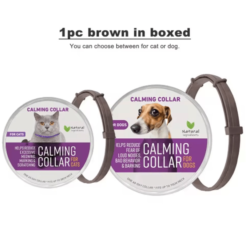 Adjustable Pheromone Calming Collar For Cats Dogs LongLasting Anxiety Relief 13