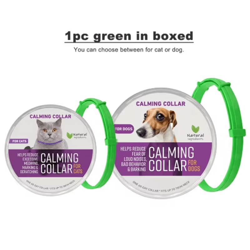 Adjustable Pheromone Calming Collar For Cats Dogs LongLasting Anxiety Relief 14