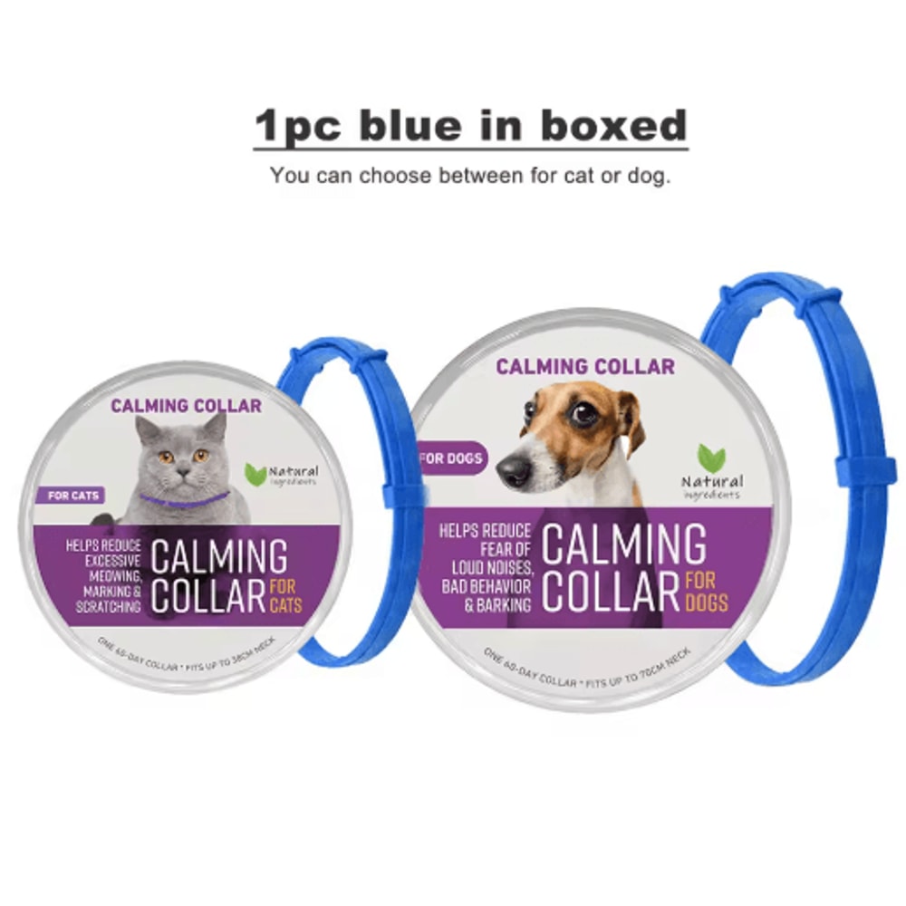 Adjustable Pheromone Calming Collar For Cats Dogs LongLasting Anxiety Relief 17