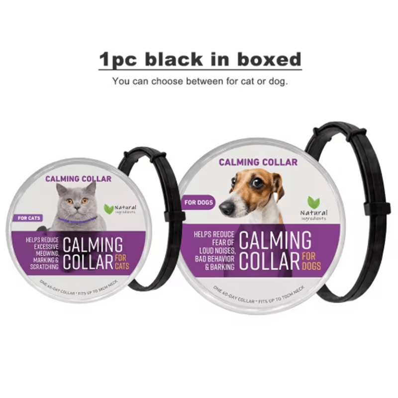 Adjustable Pheromone Calming Collar For Cats Dogs LongLasting Anxiety Relief 21