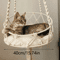 HandWoven Boho Hanging Cat Hammock Cozy Elevated Bed For Kittens Cats 1