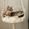 HandWoven Boho Hanging Cat Hammock Cozy Elevated Bed For Kittens Cats 6