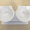NonSlip Double Pet Bowl With Stand Elevated Food Water Feeder For Cats Dogs 5