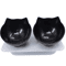 NonSlip Double Pet Bowl With Stand Elevated Food Water Feeder For Cats Dogs 7