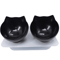 NonSlip Double Pet Bowl With Stand Elevated Food Water Feeder For Cats Dogs 7