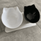 NonSlip Double Pet Bowl With Stand Elevated Food Water Feeder For Cats Dogs 8