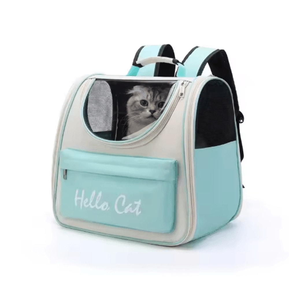 Windproof Cat Carrier Backpack Portable Travel Bag For Cats Small Dogs With Cushion 4