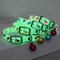 Luminous Silicone Cat Collar With Bell GlowintheDark AntiLost Collar For Cats Small Dogs 0