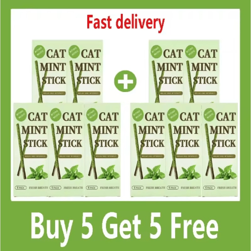 Natural Matatabi Silvervine Cat Sticks Dental Chew Interactive Cat Toy 1