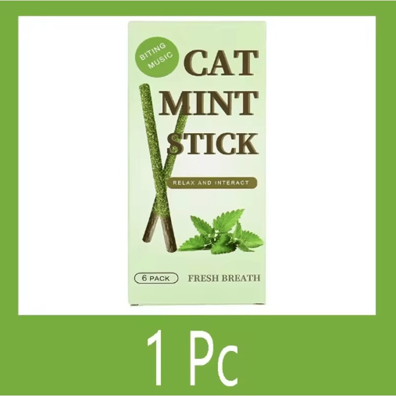 Natural Matatabi Silvervine Cat Sticks Dental Chew Interactive Cat Toy 4