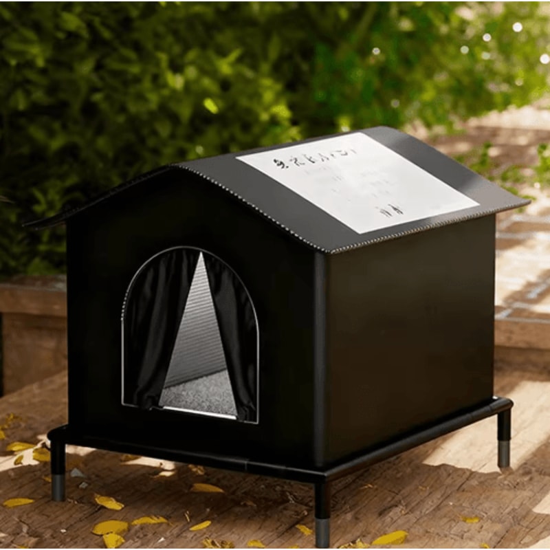 AllSeason Insulated Outdoor Cat House Waterproof Warm Shelter For Indoor Outdoor Cats 1