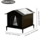 AllSeason Insulated Outdoor Cat House Waterproof Warm Shelter For Indoor Outdoor Cats 4