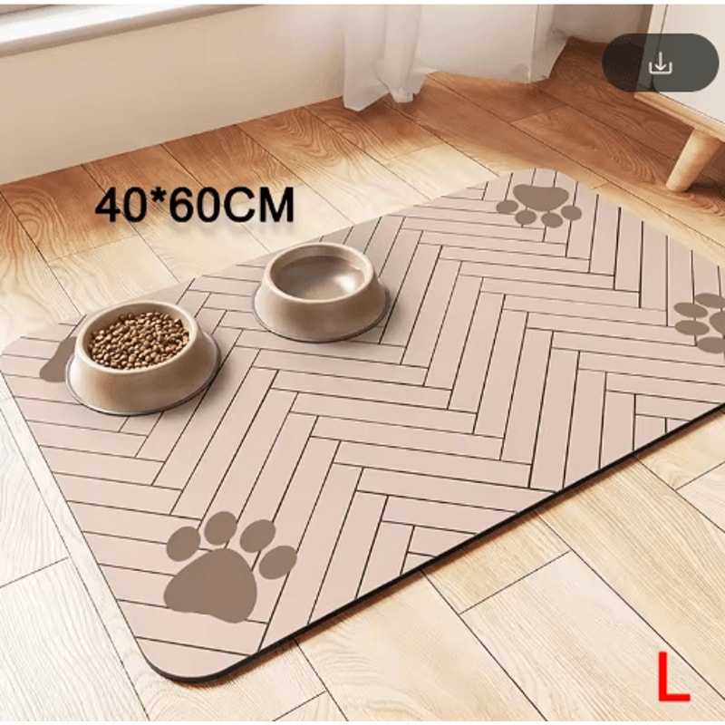 Waterproof QuickDry Pet Feeding Mat NonSlip Placemat For Dog Cat Bowls 1