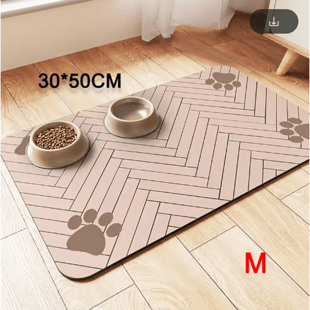 Waterproof QuickDry Pet Feeding Mat NonSlip Placemat For Dog Cat Bowls 3