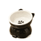 Creative Ceramic Cat Bowl Elevated Slanted Feeding Water Bowl For Cats And Small Dogs 4