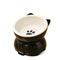 Creative Ceramic Cat Bowl Elevated Slanted Feeding Water Bowl For Cats And Small Dogs 4
