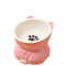 Creative Ceramic Cat Bowl Elevated Slanted Feeding Water Bowl For Cats And Small Dogs 5