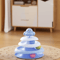 Octopus Cat Turntable Toy 3Layer Interactive Track Ball Puzzle With Teaser Wand 3