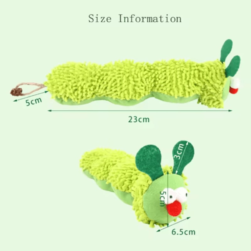Interactive Plush Cat Toy BiteResistant Animal Toy For Play Boredom Relief 2