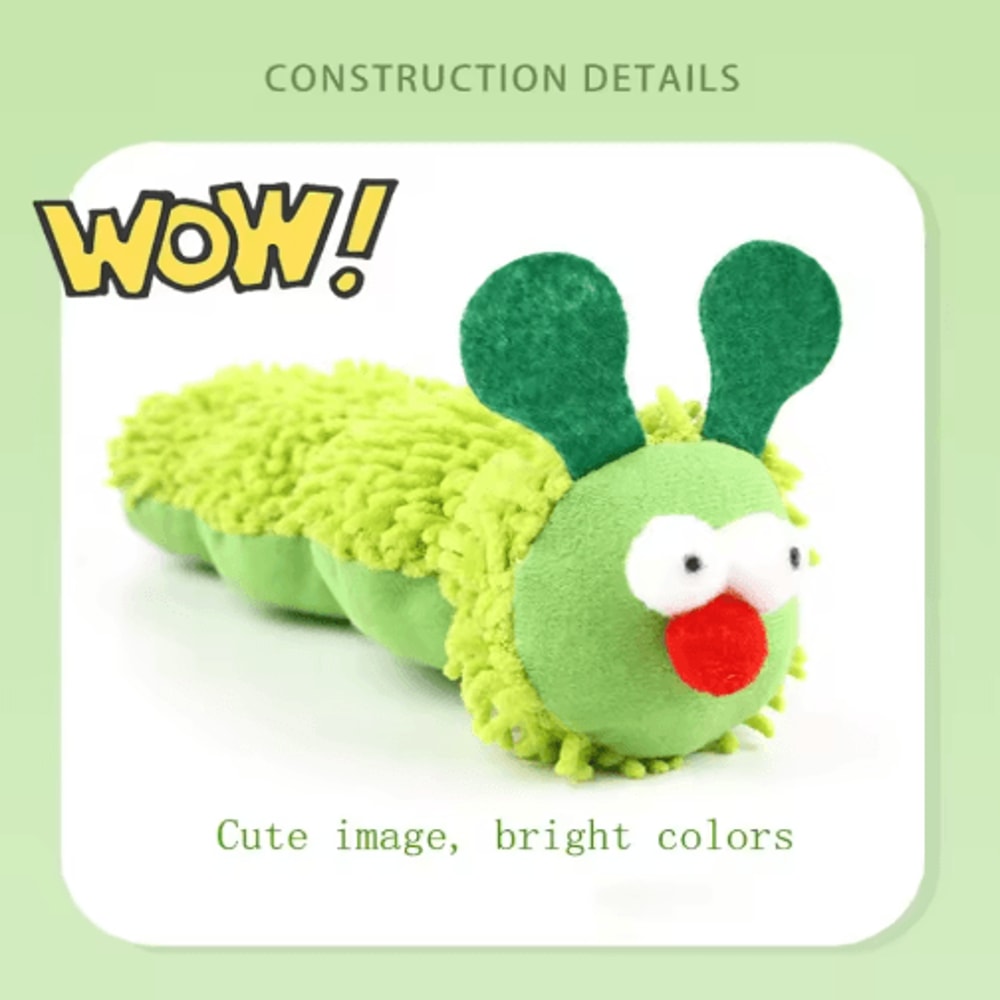 Interactive Plush Cat Toy BiteResistant Animal Toy For Play Boredom Relief 3
