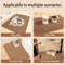 Large NonSlip Cat Scratching Mat Furniture Protector Cat Scratch Carpet 8