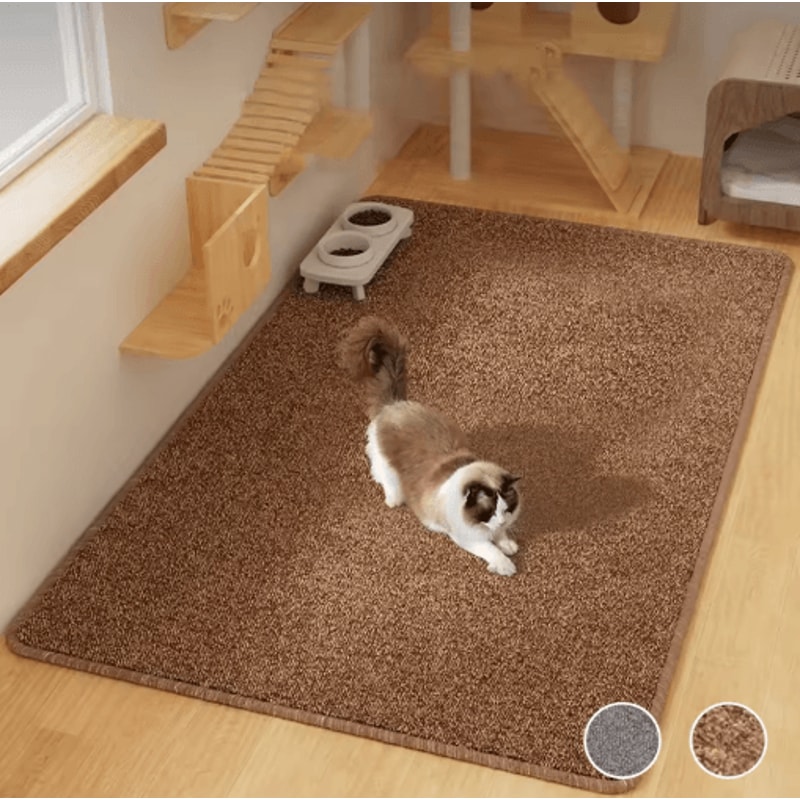 Large NonSlip Cat Scratching Mat Furniture Protector Cat Scratch Carpet 9