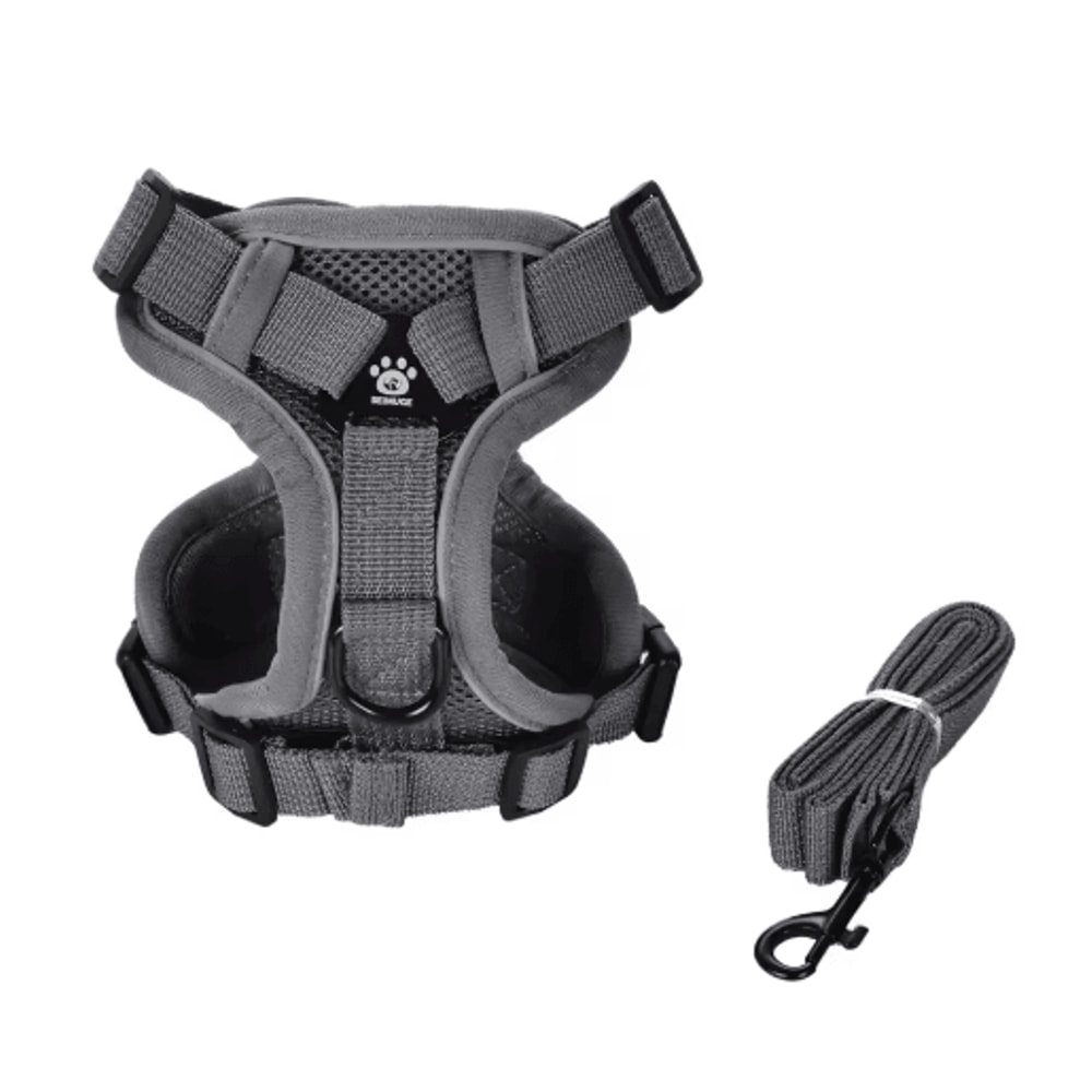 Reflective Pet Harness Leash Set Breathable Vest For Small Medium Dogs And Cats 4