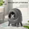 ELS SelfCleaning Cat Litter Box Silicone Bottom Mat Waterproof AntiLeak Replacement Pad 2