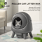 ELS SelfCleaning Cat Litter Box Silicone Bottom Mat Waterproof AntiLeak Replacement Pad 2