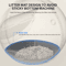 ELS SelfCleaning Cat Litter Box Silicone Bottom Mat Waterproof AntiLeak Replacement Pad 4
