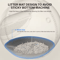 ELS SelfCleaning Cat Litter Box Silicone Bottom Mat Waterproof AntiLeak Replacement Pad 4