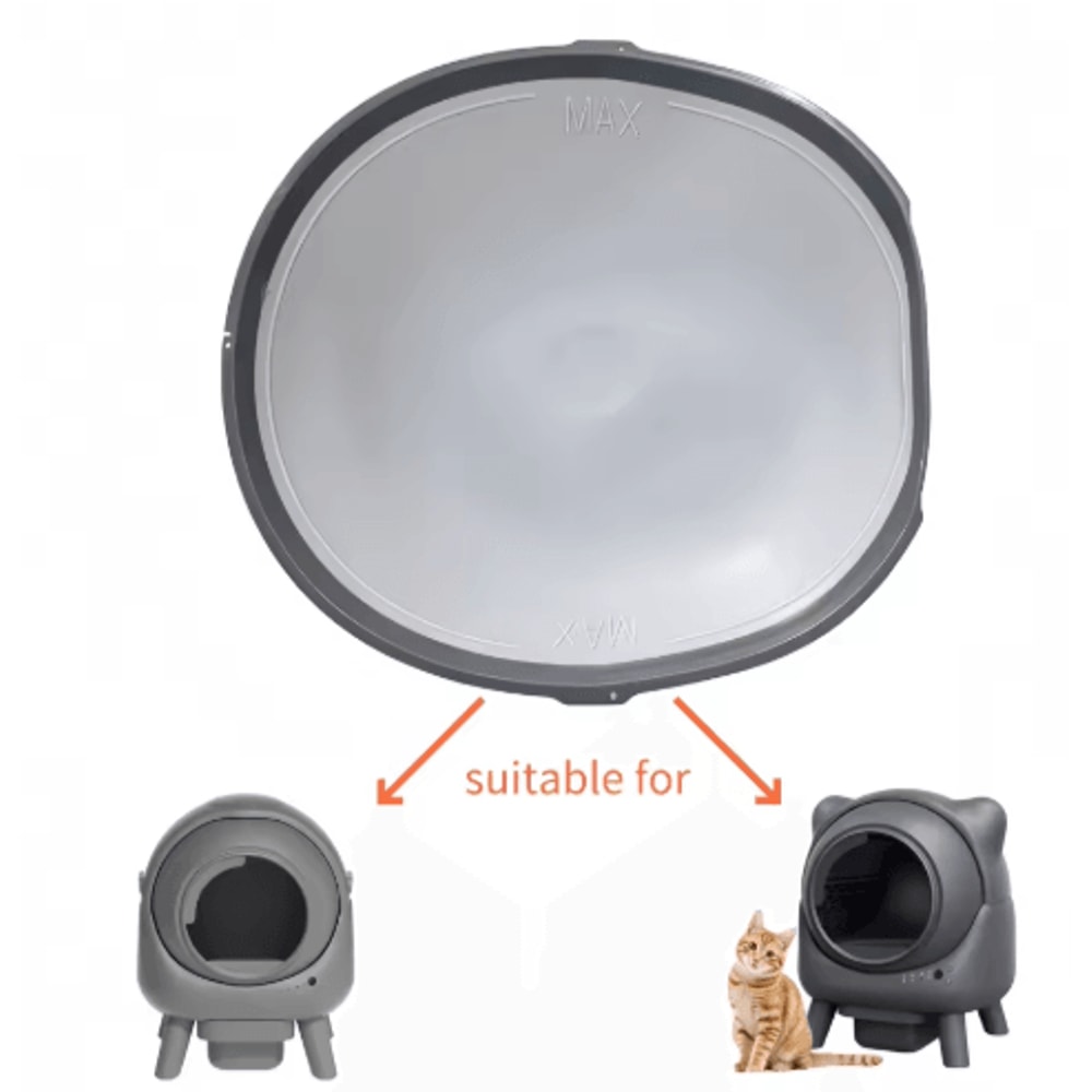 ELS SelfCleaning Cat Litter Box Silicone Bottom Mat Waterproof AntiLeak Replacement Pad 0