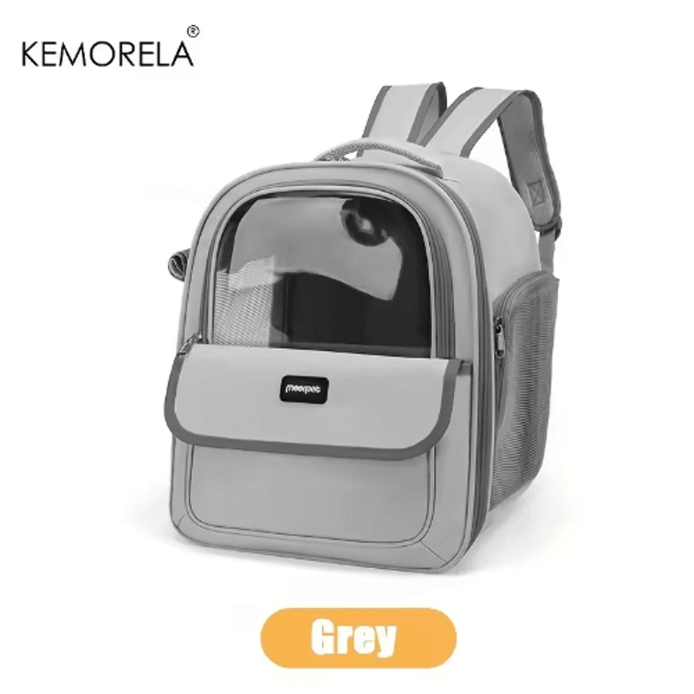 Large Capacity Foldable Pet Carrier Backpack Breathable Travel Backpack For Cats Dogs 3