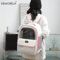 Large Capacity Foldable Pet Carrier Backpack Breathable Travel Backpack For Cats Dogs 6