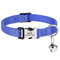 Customized Reflective Nylon Pet Collar Adjustable ID Collar For Cats Puppies Small Dogs 1