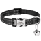 Customized Reflective Nylon Pet Collar Adjustable ID Collar For Cats Puppies Small Dogs 5