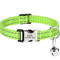Customized Reflective Nylon Pet Collar Adjustable ID Collar For Cats Puppies Small Dogs 7