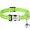 Customized Reflective Nylon Pet Collar Adjustable ID Collar For Cats Puppies Small Dogs 7
