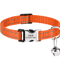 Customized Reflective Nylon Pet Collar Adjustable ID Collar For Cats Puppies Small Dogs 8