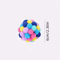 Colorful Plush Bell Ball Cat Toys Interactive Pom Pom Bouncy Balls For Cats 3