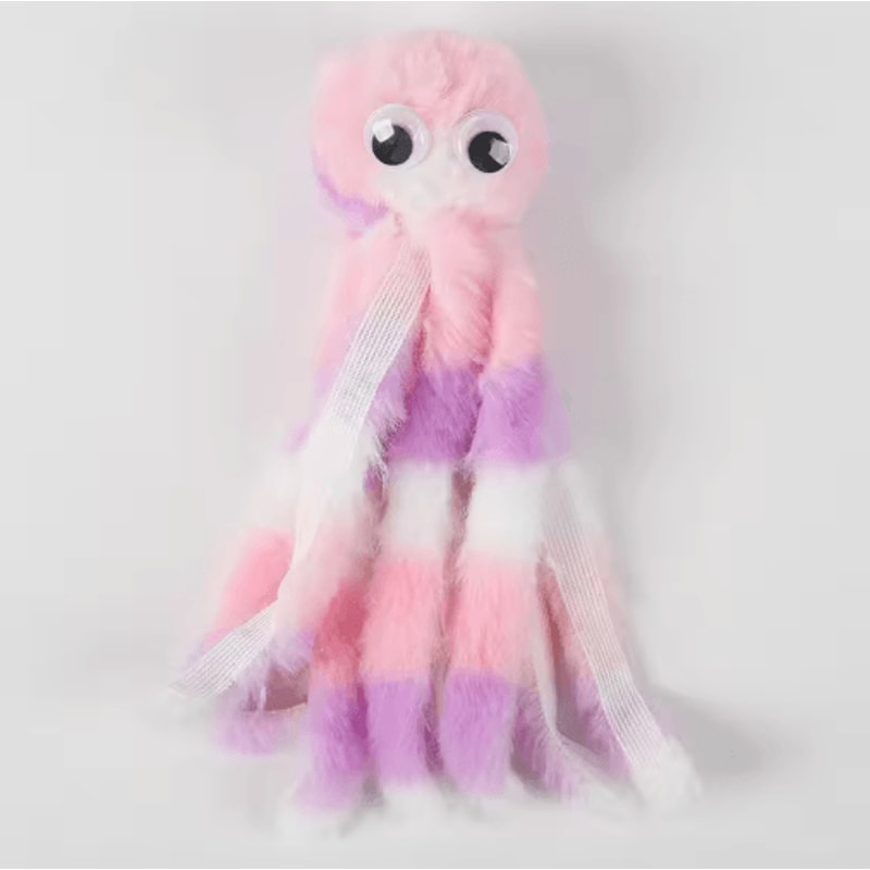 Cute Octopus Plush Pet Toy BiteResistant Interactive Toy For Cats Dogs 4