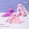 Cute Octopus Plush Pet Toy BiteResistant Interactive Toy For Cats Dogs 5