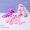 Cute Octopus Plush Pet Toy BiteResistant Interactive Toy For Cats Dogs 5