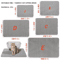 Large DoubleLayer Cat Litter Mat Waterproof NonSlip Litter Trapping Pad 7