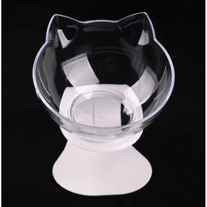 NonSlip Double Elevated Cat Bowl Set Inclined Food Water Feeder For Cats And Small Dogs 14