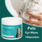 100PCS Pet Tear Stain Remover Wipes Gentle Eye Cleaning Wipes For Cats Dogs 0