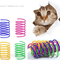 Interactive Cat Spring Toy Set Colorful Cat Spring Toys For Indoor Hunting Play 1